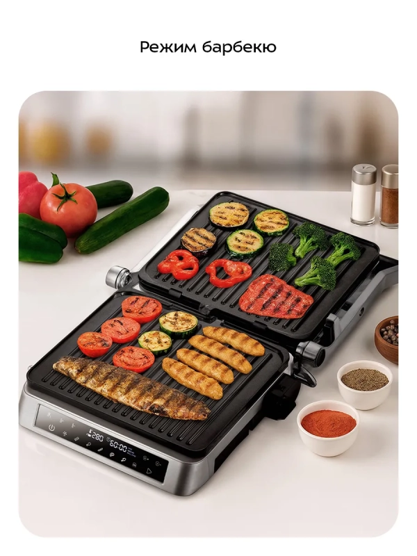 Электрогриль КТ-5630 - 1800 Вт Электрогриль КТ-5630 - 1800 Вт