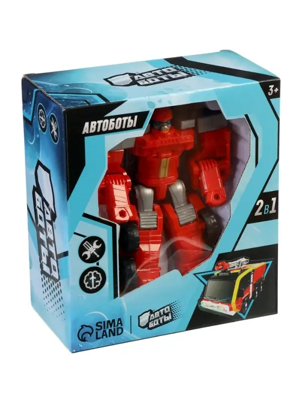 Робот - машинка &laquo;Пожарный&raquo;, быстрая трансформация