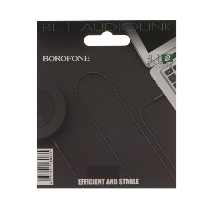 Кабель аудио AUX Borofone BL1, Jack 3.5 мм(m)-Jack 3.5 мм(m), TPE оплётка, 1 м, чёрный Кабель аудио AUX Borofone BL1, Jack 3.5 мм(m)-Jack 3.5 мм(m), TPE оплётка, 1 м, чёрный
