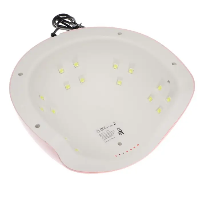 Набор для маникюра Luazon, лампа LUF-19, UV/LED, 18 диодов, 54 Вт, инструменты, лаки