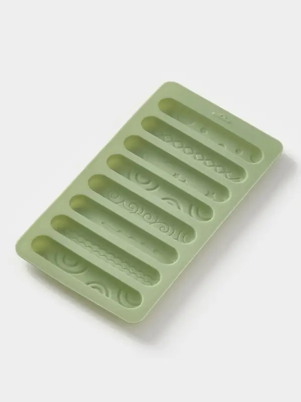 Форма для выпечки шоколада и печенья, 20x10x1,7 см, 8 ячеек Форма для выпечки шоколада и печенья, 20x10x1,7 см, 8 ячеек