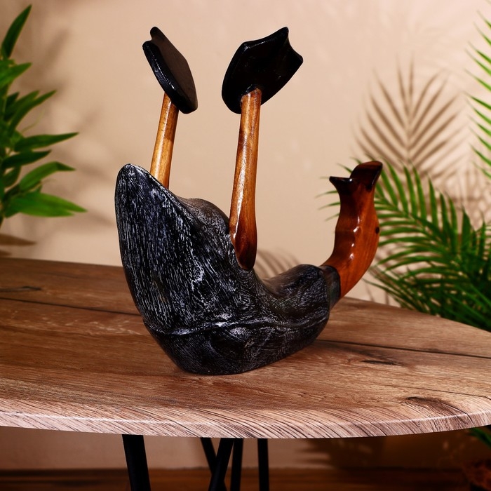 Подставка под бутылку  Подставка под бутылку "Уточка" дерево 30х20х25 см