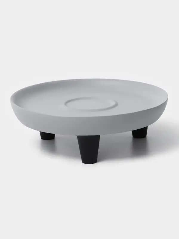 Аксессуары для ванной SAVANNA, 3 предмета, дозатор для мыла 390 мл, стакан 300 мл, мыльница, серые