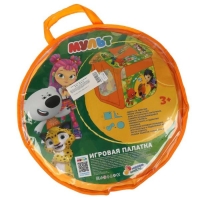 Палатка детская игровая «Мульт», 83 х 80 х 105 см, в сумке, 3+
