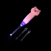 Палочка для чистки ушей LES-02, LED-подсветка, 3 насадки, от батареек, пёсик