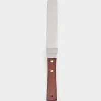 Кондитерская лопатка - палетка, изогнутая, 31.5 см, рабочая часть 19.5 см, для блинов, коричневая