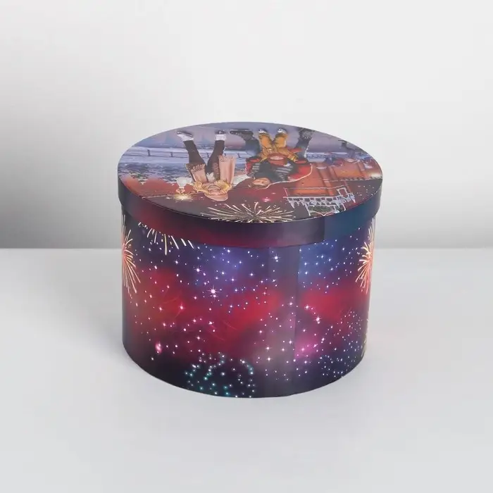 Коробка подарочная «Городские истории», 20 х 20 х 14.5 см, Новый год