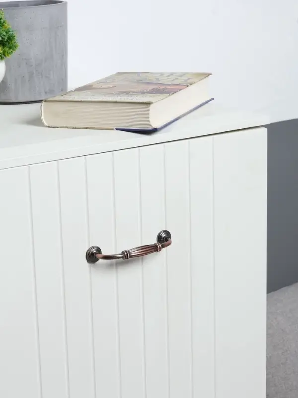 Ручка-скоба мебельная PC176AC LIGHT, м/о 96 мм, цвет медь