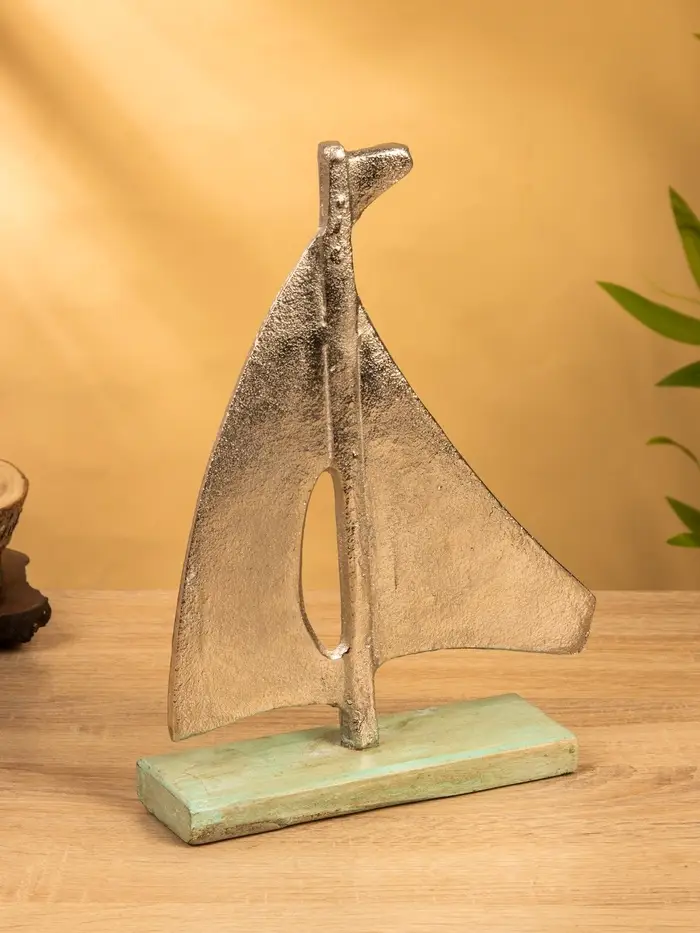 Сувенир "Парусник" 6х22х32 см, алюминий, дерево Сувенир "Парусник" 6х22х32 см, алюминий, дерево