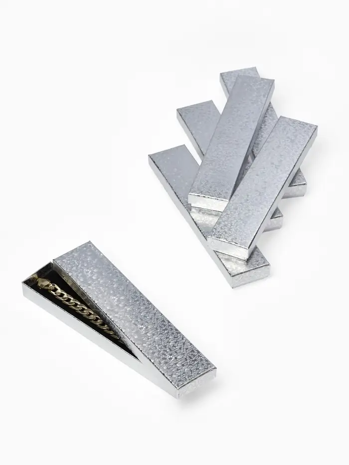 Набор коробочек подарочных 6 шт. под браслет, часы &laquo;Драгоценность&raquo;, 21&times;4.5 см, цвет серебро