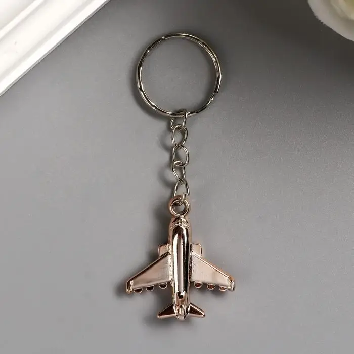 Брелок пластик под металл  Брелок пластик под металл "Самолет"
