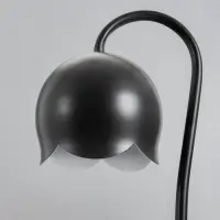 Лампа настольная RISALUX &laquo;Свелл&raquo;, G9, 40 Вт, диммер, чёрная, 11&times;11&times;28 см