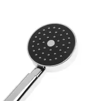 Лейка для душа ZEIN Z0114, пластик, цилиндрической формы, 1 режим, хром