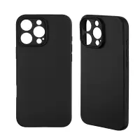 Чехол iPh 16 Pro TPU матовый черный