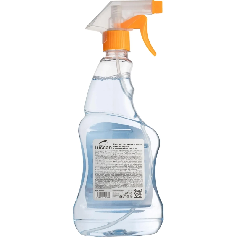 Средство для стекол и зеркал с нашатырным спиртом Luscan 500 мл