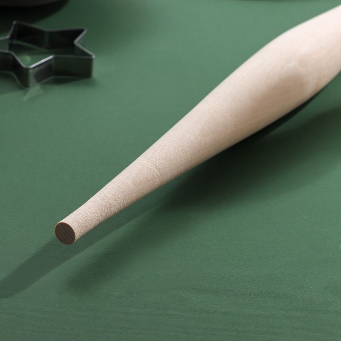 Скалка Доляна «Веретено», длина 50 см, больший d=4,3 см, меньший d=1 см, берёза Скалка Доляна «Веретено», длина 50 см, больший d=4,3 см, меньший d=1 см, берёза