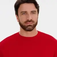 Джемпер с коротким рукавом Siluetti Volumica, красный, размер XL/XXL