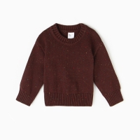 Джемпер Крошка Я Melange, р. 80-86 см, коричневый