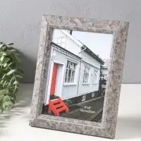 Фоторамка пластик 15х20 см "Марокканская мозаика" оттенки коричневого 25х20х2 см