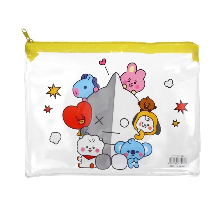 Папка на молнии А5 "Милашки", МИКС