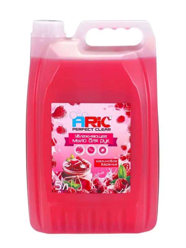 Увлажняющее жидкое мыло для рук ARIC "Малиновое варенье" 5л