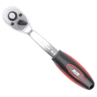 Рукоятка трещоточная 3/8"DR 72 зубца (пластиковая ручка) AVS RH13872