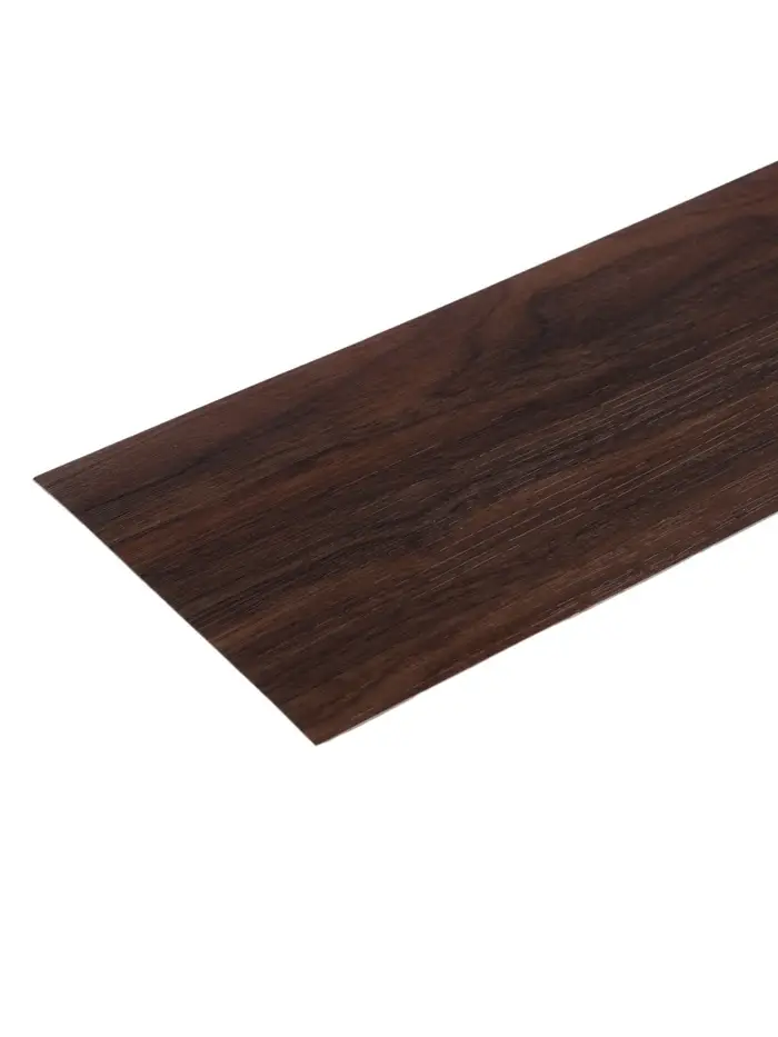 Плитка виниловая самоклеящаяся 91х15 см, дуб коричневый