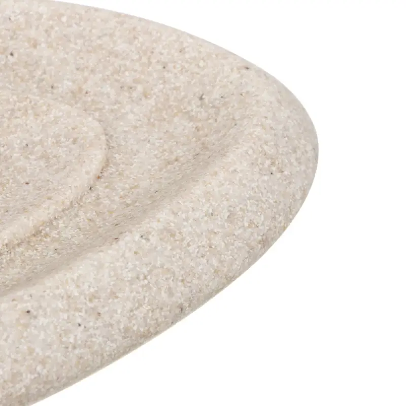 Мыльница тм VETTA Дюна, смола (полирезин), бежевый, 13,5x10,5x2,5см