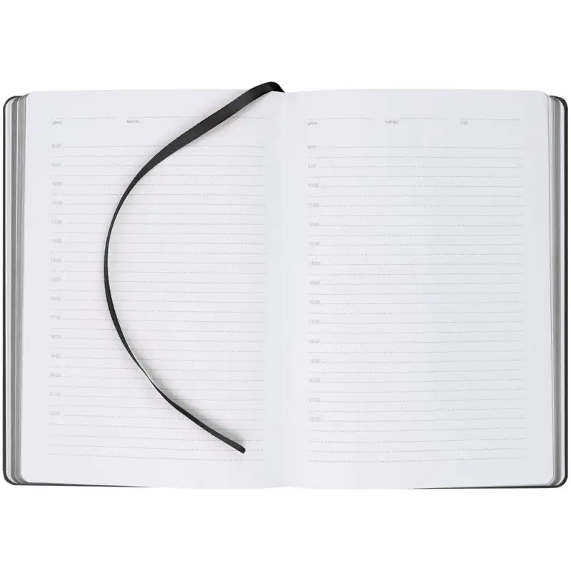 Ежедневник New Factor Metal, черный Ежедневник New Factor Metal, черный