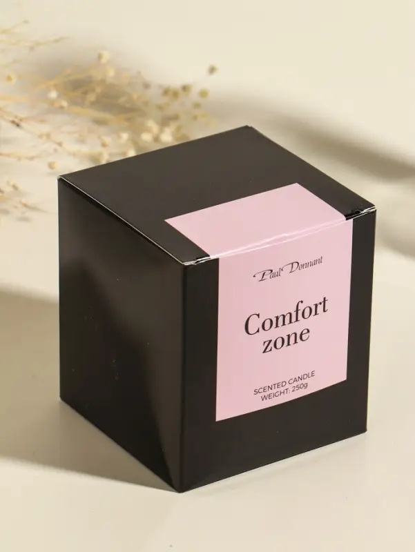 Свеча в подсвечнике вулканическом &laquo;Лава&raquo;, терракот, 8.5&times;8.5&times;7.5 см