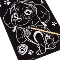 Гравюра детская, 2 штуки, со стекой, Щенячий патруль