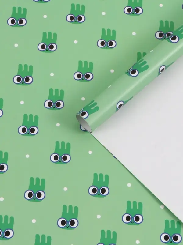 Бумага упаковочная глянцевая &laquo;Ум и Хрум&raquo;, 50&times;70 см