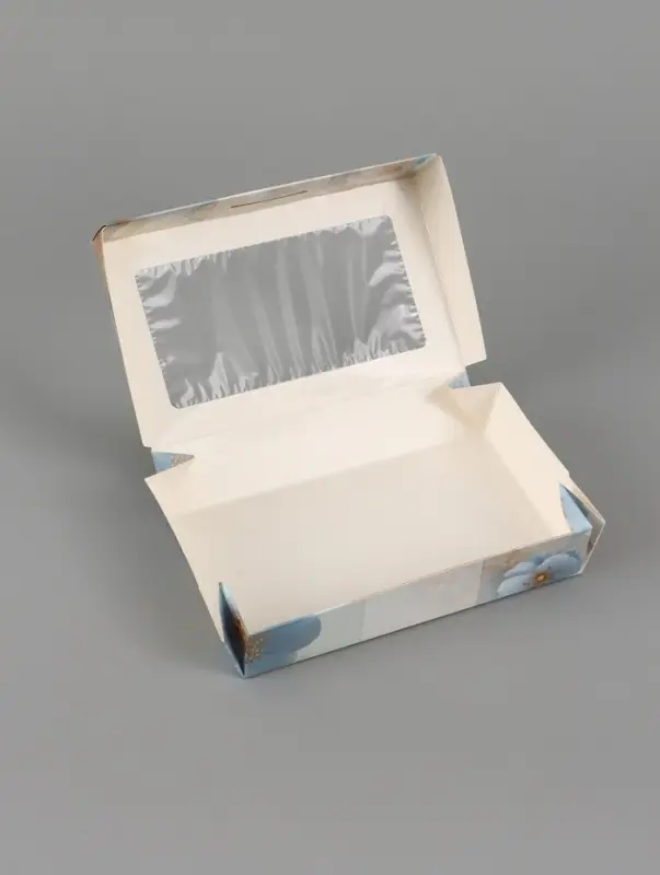 Коробка подарочная складная &laquo;Для тебя&raquo;, 20&times;12&times;4 см, с окном