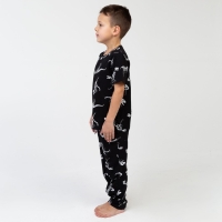 Пижама детская для мальчика KAFTAN "Динозавры" рост 122-128 (34)