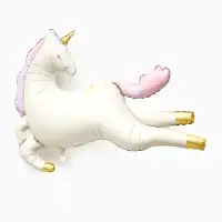 Воздушный шар фольгированный 45" "Нежный единорог"
