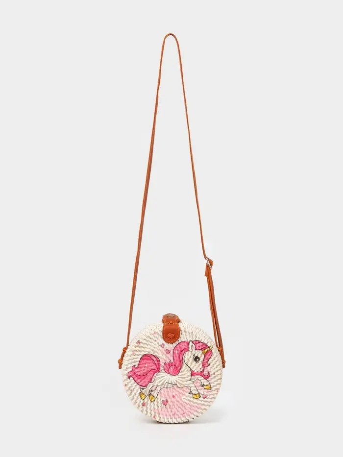 Сумка плетёная ротанг &laquo;Единорог&raquo;, 15&times;6&times;60 см