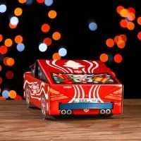 Подарочная новогодняя коробка &laquo;Автогонки&raquo;, фигурная, 11&times;31.5&times;13 см