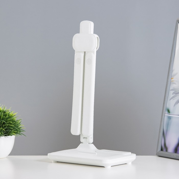 Настольная лампа сенсорная Настольная лампа сенсорная "Раздвижная" LED 15Вт АКБ USB белый 45х30х17 см RISALUX