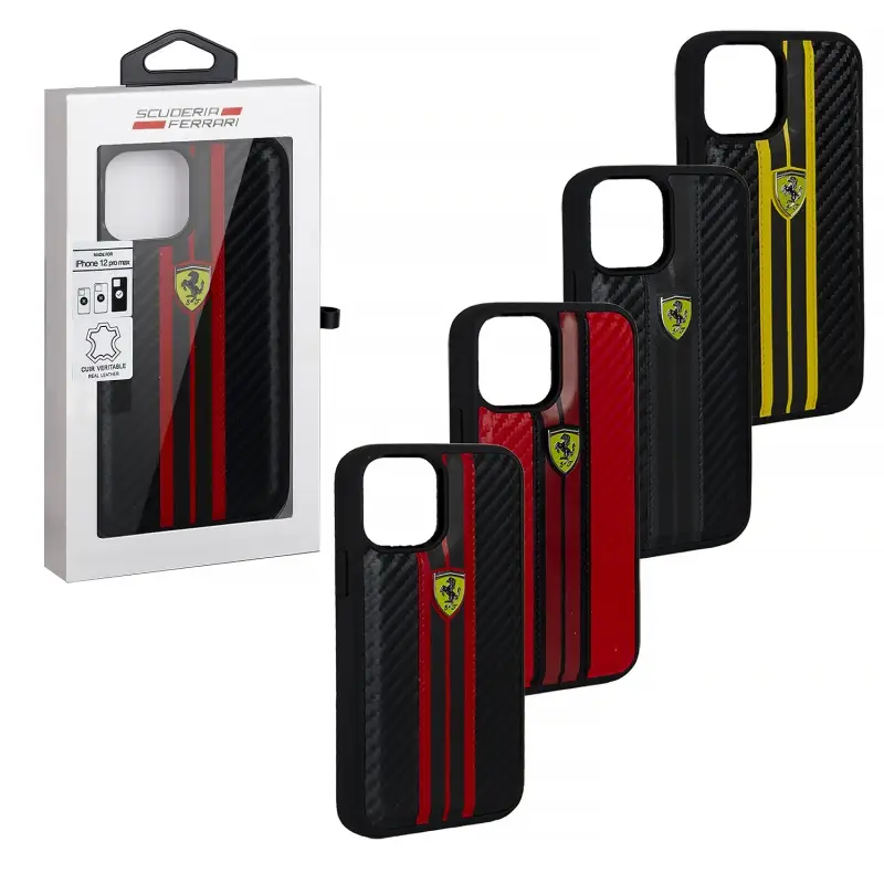 Чехол для iPhone 12 Pro Max F Carbon PU