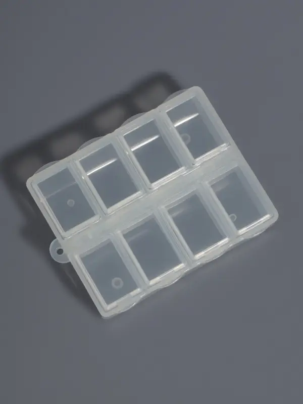 Органайзер для хранения мелочей, с подвесом, 8 ячеек, 8&times;6&times;2 см, прозрачный