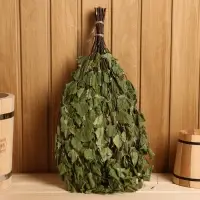 Веник для бани, берёзовый, в упаковке