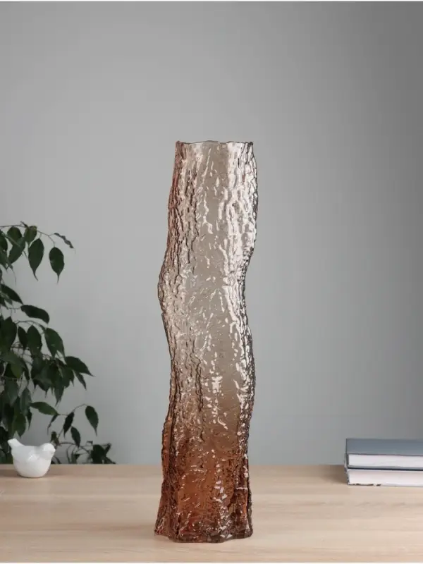 Ваза напольная &laquo;Кимберли&raquo;, 50&times;10.5 см, стекло, коричневая
