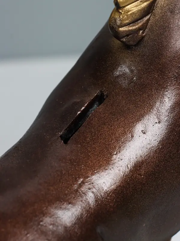 Копилка Копилка "Конь на ветру" 28х32х9.5 см, бронза с золотом