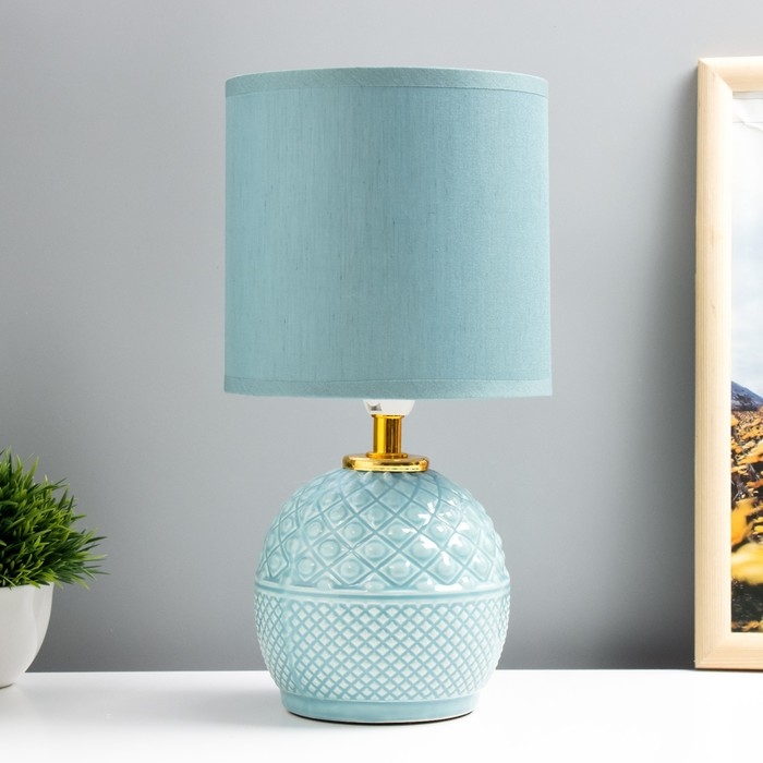 Настольная лампа Настольная лампа "Антеро" E14 40Вт зеленый 15х15х29 см RISALUX