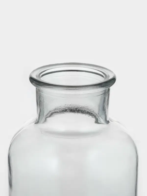 Бутылка для соусов и масла Доляна &laquo;Парфе&raquo;, 1.2 л, 10&times;20.5 см, с пробковой крышкой, стекло, прозрачная