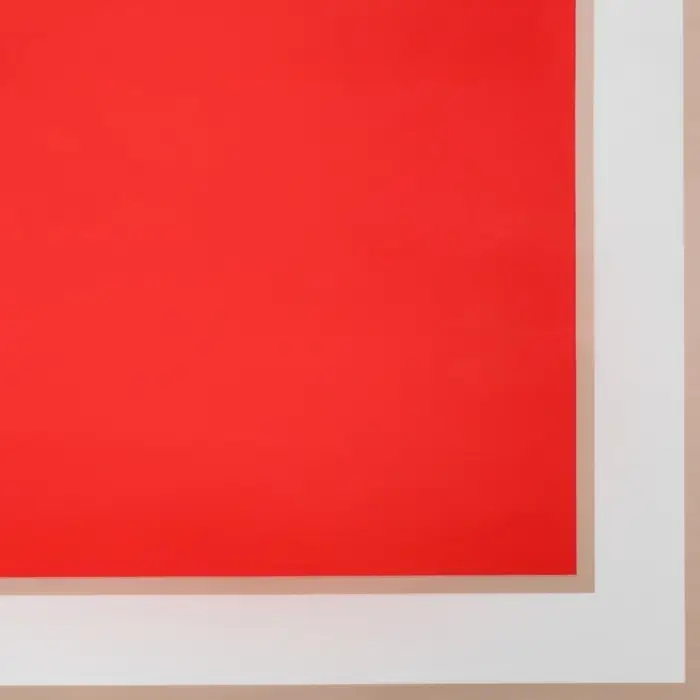 Пленка флористическая, красная, 58×58 см, 50 мкм