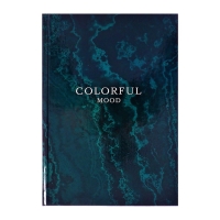 Ежедневник недатированный А5, 128 листов COLORFUL MOOD, твёрдая обложка, глянцевая ламинация