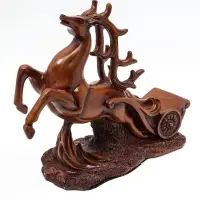 Подставка под бутылку TAKE IT EASY &laquo;Олень&raquo;, полистоун под дерево, 17&times;12&times;28 см