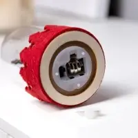 Светодиодная фигура под куполом &laquo;Оленёнок&raquo; 6&times;9.5&times;6 см, дерево, от батареек LR1130&times;3, свечение тёплое белое