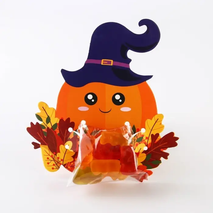 Пакет под конфеты, кондитерская упаковка, «Тыква», 11 х 6 см Пакет под конфеты, кондитерская упаковка, «Тыква», 11 х 6 см